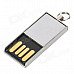 Mini Ultrathin USB 2.0 Flash Drive Memory Stick - Silver (8GB)