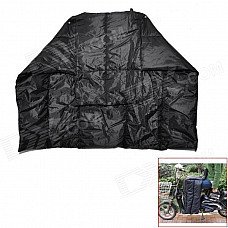 Water Resistant Windproof Motorcycle Riding Cotton Leg Warmer Quilt - Black