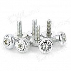 DIY 6mm Hotwheels Style Motorcycle Mounting Screws - Silver (8 PCS) DIY 6mm Hotwheels Style Motorcycle Mounting Screws - Silver (8 PCS)