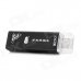 Kawau C229 USB Multi-Function USB 2.0 3-in-1 TF / Mini SD / M2 / SIM Card Reader - Black Kawau C229 USB Multi-Function USB 2.0 3-in-1 TF / Mini SD / M2 / SIM Card Reader - Black