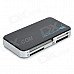 High Speed USB 3.0 SD / MS / M2 / CF / XD / Micro SD/TF Card Reader - Black + Silver High Speed USB 3.0 SD / MS / M2 / CF / XD / Micro SD/TF Card Reader - Black + Silver