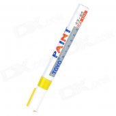 DIY Tire Marker Paint Pen for Auto Car Motorcycle - Yellow