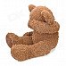 Cute Plush Shy Bear Doll Toy - Brown