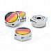 German National Flag Pattern Universal Aluminum Alloy License Plate Bolt Screw Caps for Car (4 PCS) German National Flag Pattern Universal Aluminum Alloy License Plate Bolt Screw Caps for Car (4 PCS)