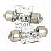 Festoon 31mm 0.7W 70lm 12-SMD 3528 LED White Light Car Reading / Interior / Door Lamp - (12V / Pair) Festoon 31mm 0.7W 70lm 12-SMD 3528 LED White Light Car Reading / Interior / Door Lamp - (12V / Pair)