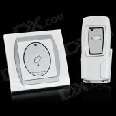 FK-921A Digital Wireless Remote Control + Switch Set - White + Silver