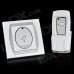 FK-921A Digital Wireless Remote Control + Switch Set - White + Silver FK-921A Digital Wireless Remote Control + Switch Set - White + Silver
