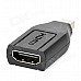 Mini DisplayPort Male to HDMI Female Adapter - Black Mini DisplayPort Male to HDMI Female Adapter - Black