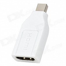Mini DisplayPort Male to HDMI Female Adapter - White Mini DisplayPort Male to HDMI Female Adapter - White
