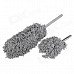 Washable Interior + Exterior Fiber Duster Car Mops - Grey (2 PCS) Washable Interior + Exterior Fiber Duster Car Mops - Grey (2 PCS)