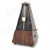 Retro Tower Vintage Shape Plastic Mechanical Metronome - Black + Wooden Retro Tower Vintage Shape Plastic Mechanical Metronome - Black + Wooden
