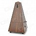 Retro Tower Vintage Shape Plastic Mechanical Metronome - Black + Wooden Retro Tower Vintage Shape Plastic Mechanical Metronome - Black + Wooden
