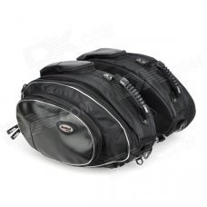 Tanked TMB08 Rainproof Motorcycle Saddle Bag w/ Rain Covers / Straps - Black (2 PCS) Tanked TMB08 Rainproof Motorcycle Saddle Bag w/ Rain Covers / Straps - Black (2 PCS)