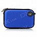 Protective Artificial Leather Case Bag w/ Carabiner for Nintendo 3DS - Deep Blue Protective Artificial Leather Case Bag w/ Carabiner for Nintendo 3DS - Deep Blue