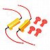 50W 6RJ LED Decoder for Car Light - Golden + Red (12V / 2 PCS) 50W 6RJ LED Decoder for Car Light - Golden + Red (12V / 2 PCS)