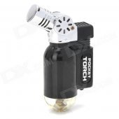 105 Mini Windproof Butane Jet Torch Lighter - Black