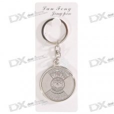 Stainless Steel 1995~2044 Analog Discal Calendar Keychain