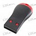 USB 2.0 SDHC MicroSD/TF/M2 Card Reader with Strap