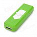 Rechargeable 250mAh USB Reusable Lighter - Green