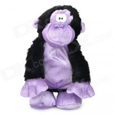 Cute Orangutan Shape Music Dancing Toy - Black Purple (4 x AA)