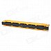 Lightweight 10-Hole Blues Harmonica - Black + Golden