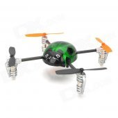 Walkera Rechargeable 4-CH 2.4GHz Radio Control R/C Ladybird Model Toy w/ DEVO4 Transmitter - Green