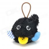 E-051 Strange Wow Prophet Plush Doll - Black + Blue + Yellow