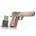 Pistol Style USB 2.0 Flash Drive - Bronze (16GB) Pistol Style USB 2.0 Flash Drive - Bronze (16GB)