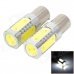 LY236 1156 5W 480lm 5-LED White Light Car Turning Brake Signal Bulbs - Yellow + Silver LY236 1156 5W 480lm 5-LED White Light Car Turning Brake Signal Bulbs - Yellow + Silver