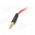 3.5mm Male to Male Stereo Aux Car Audio Cable for Iphone+ Ipod + More - Red + Black (100CM) 3.5mm Male to Male Stereo Aux Car Audio Cable for Iphone+ Ipod + More - Red + Black (100CM)