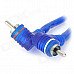 RCA Male to Male Car Audio Speaker Connection Cable - Blue (4.5m) RCA Male to Male Car Audio Speaker Connection Cable - Blue (4.5m)