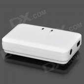 Universal Rechargeable 3.5mm Jack Wireless Bluetooth v2.0 Music Receiver for Iphone / Ipad - White
