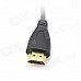 1.4V HDMI Male to Mini HDMI Male Cable Connection Cable - Black (1.5m) 1.4V HDMI Male to Mini HDMI Male Cable Connection Cable - Black (1.5m)