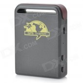 Heacent TK102B Magnet GSM / GPRS / GPS Personnel Tracker w/ TF Slot - Deep Grey + Coffee