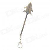 Animation Fish Style Zinc Alloy Sword Keychain - Bronze + Blue