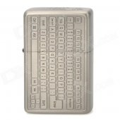 ZORRO z9631 Keyboard Style Windproof Kerosene Oil Lighter - Grey
