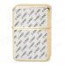 ZORRO z9628 ZORRO Letter Pattern Windproof Kerosene Oil Lighter - Golden + White