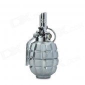 827 Grenades Shaped Alloy Lighter w/ Keychain - Silver