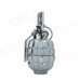 827 Grenades Shaped Alloy Lighter w/ Keychain - Silver