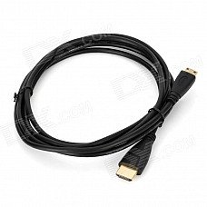 008 HDMI V1.4 Male to Mini HDMI Male Connection Cable - Black (2M) 008 HDMI V1.4 Male to Mini HDMI Male Connection Cable - Black (2M)