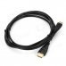 008 HDMI V1.4 Male to Mini HDMI Male Connection Cable - Black (2M) 008 HDMI V1.4 Male to Mini HDMI Male Connection Cable - Black (2M)