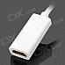 CY-01 Thunderbolt DisplayPort 20 Pin Female to HDMI Female Video Adapter Cable - White (20cm) CY-01 Thunderbolt DisplayPort 20 Pin Female to HDMI Female Video Adapter Cable - White (20cm)