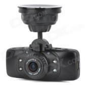 GS9000 2.7" TFT FHD 1080p 5.0 MP CMOS 178' Wide Angle Car DVR w/ GPS / G-sensor / HDMI / TF - Black