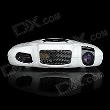 HK720 Portable Smart Mini Multimedia Player LCOS Projector w/ HDMI / VGA / AV / SD - White HK720 Portable Smart Mini Multimedia Player LCOS Projector w/ HDMI / VGA / AV / SD - White