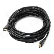 HDMI V1.4 Male to Male Connection Cable - Black (10M-Length)
