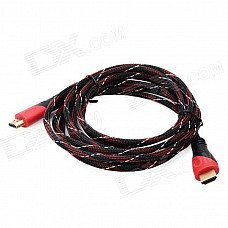 HDMI V1.4 Male to Male Connection Cable - Black + Red + White (3M-Length) HDMI V1.4 Male to Male Connection Cable - Black + Red + White (3M-Length)