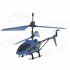 USB Rechargeable 3.5-CH Mini IR R/C Helicopter - Blue USB Rechargeable 3.5-CH Mini IR R/C Helicopter - Blue