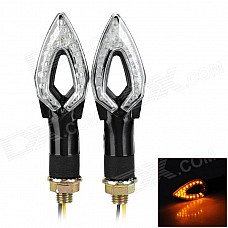 0.8W 100lm 580nm 20-LED Yellow Light Motorcycle Turn Signals Lamp (12V / 2 PCS) 0.8W 100lm 580nm 20-LED Yellow Light Motorcycle Turn Signals Lamp (12V / 2 PCS)