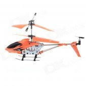 USB Rechargeable 3.5-CH Mini IR R/C Helicopter - Orange