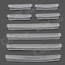 CY001 Decorative Car Door Anti-Collision Tapes - Translucent White (2 x 4 PCS) CY001 Decorative Car Door Anti-Collision Tapes - Translucent White (2 x 4 PCS)